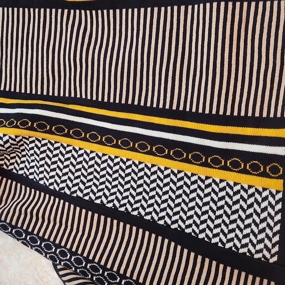 BONITA oversized, overlapping, open front multi design/colour cardigan - Picture 14 of 14